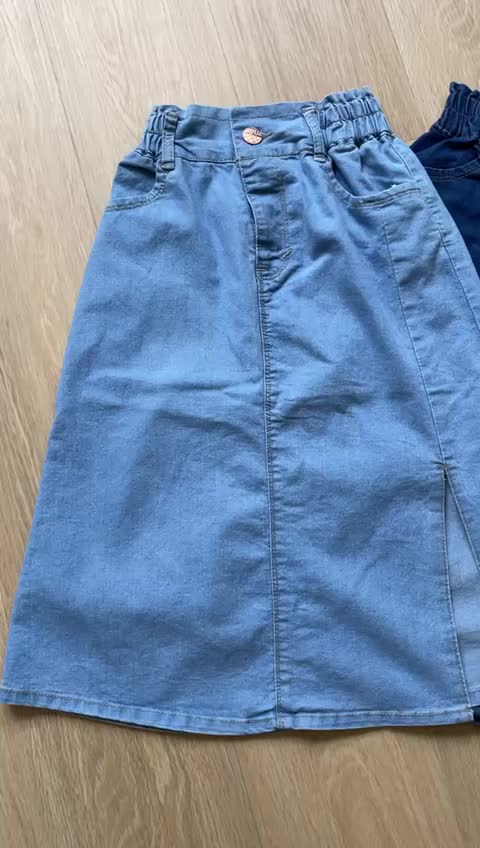Rok Anak Perempuan Panjang Tanggung (5192-5193) jeans fashion