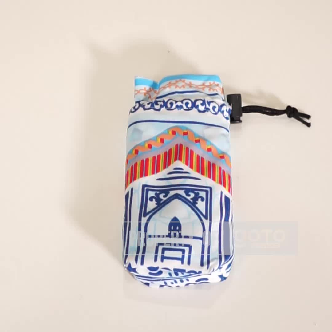 Goto [COD] Rumi Sajadah Travel Lipat Sejadah Traveling Sajada Sholat Pouch