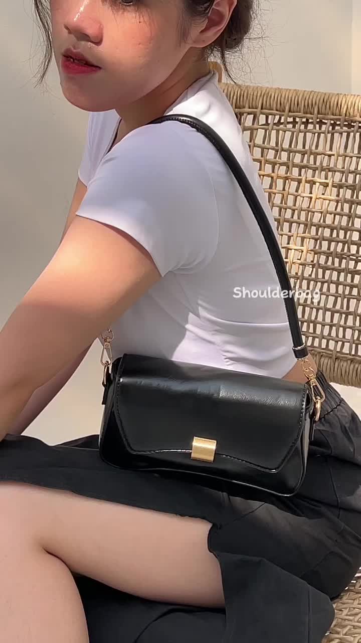 MOREINS [NEW EDITION TIDAK LENGKUNG] MR2404033 Vivere France Niche Bag ShoulderBag and Slingbag Tas Bahu dan Selempang Wanita