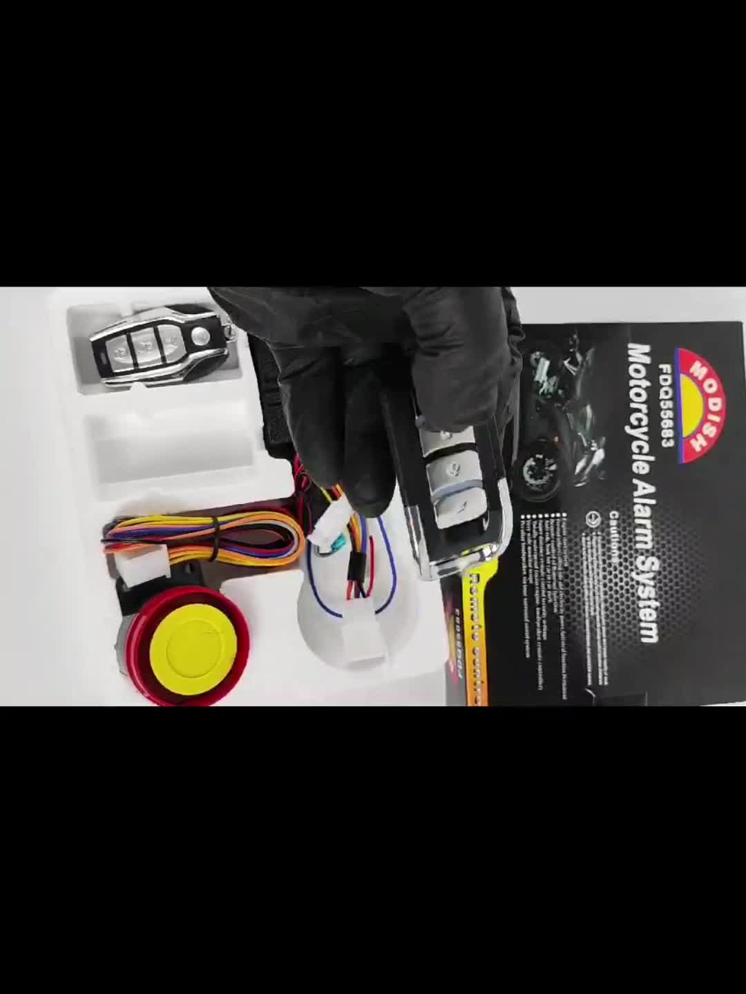 ALARM MOTOR 12 V BISA STARTER 2 REMOTE SENSOR GETAR ALARM
