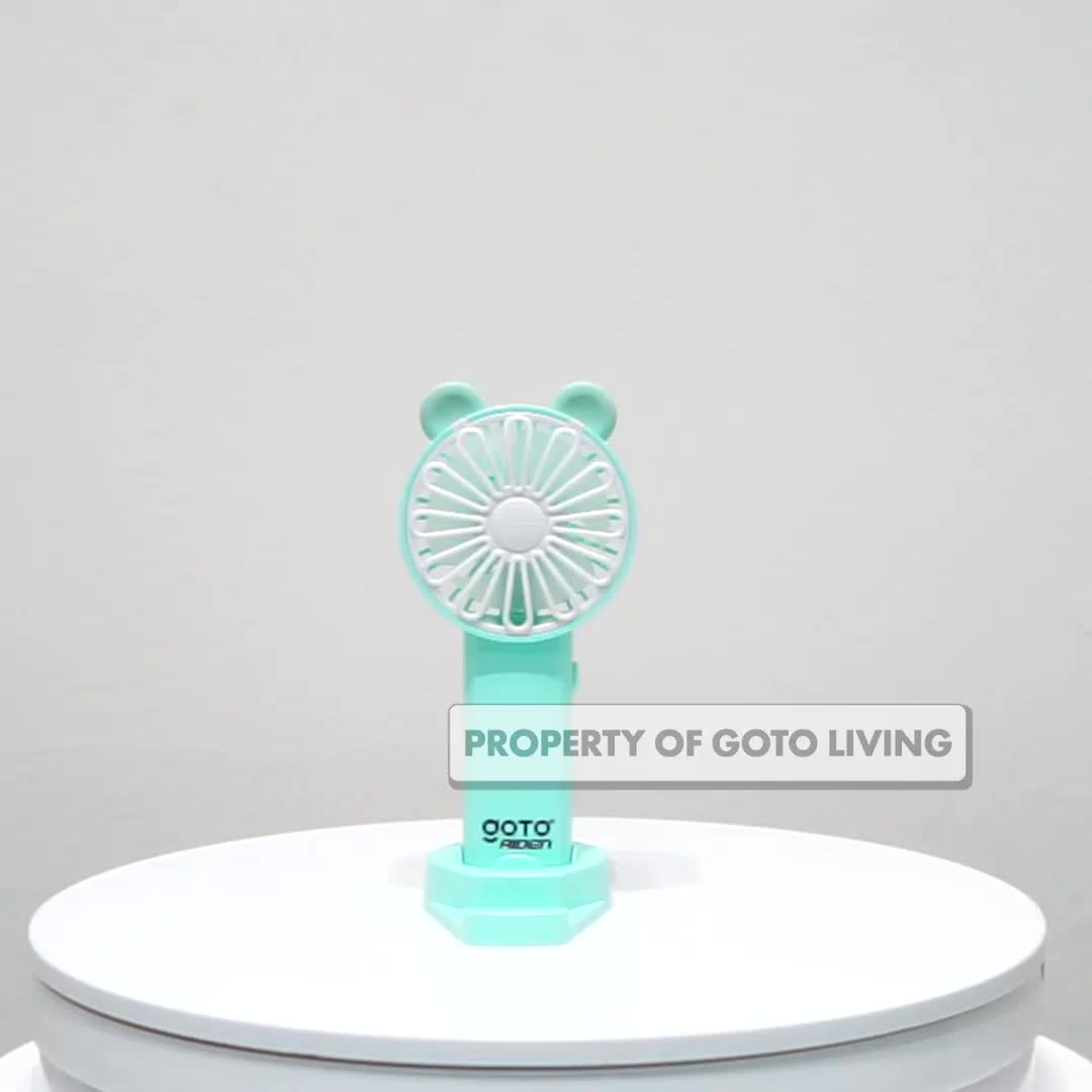 Goto [COD] Aiden Kipas Angin Mini Fan Genggam Tangan Lucu Portable Charger