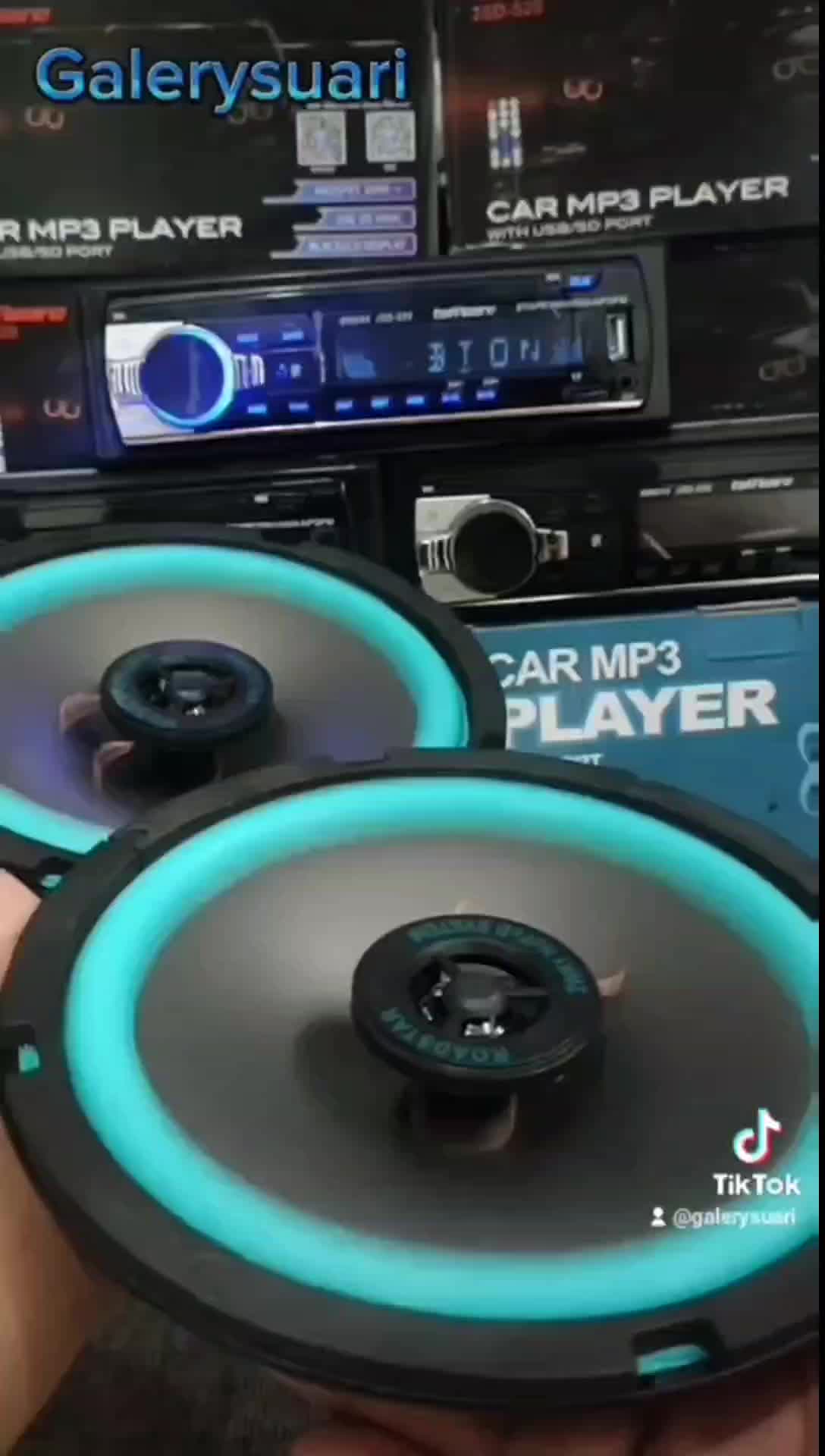 PROMO!!! TAPE MOBIL + 2 SPEAKER 6,5 IN SUBWOFER SUPERR BASS JEDUG JEDUG BLUETOOTH RADIO USB