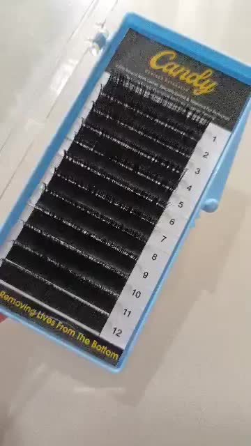 Bulu mata Eyelash Extension SINGLE Mink Lashes Super Curly Lembut Ringan Hitam Bulumata