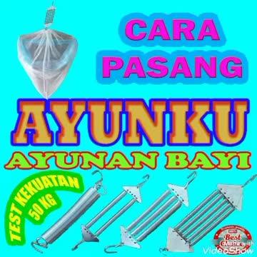 Ayunan Bayi PER 2 AYUNKU Set - Ayunan Bayi Manual 1 Paket Lengkap
