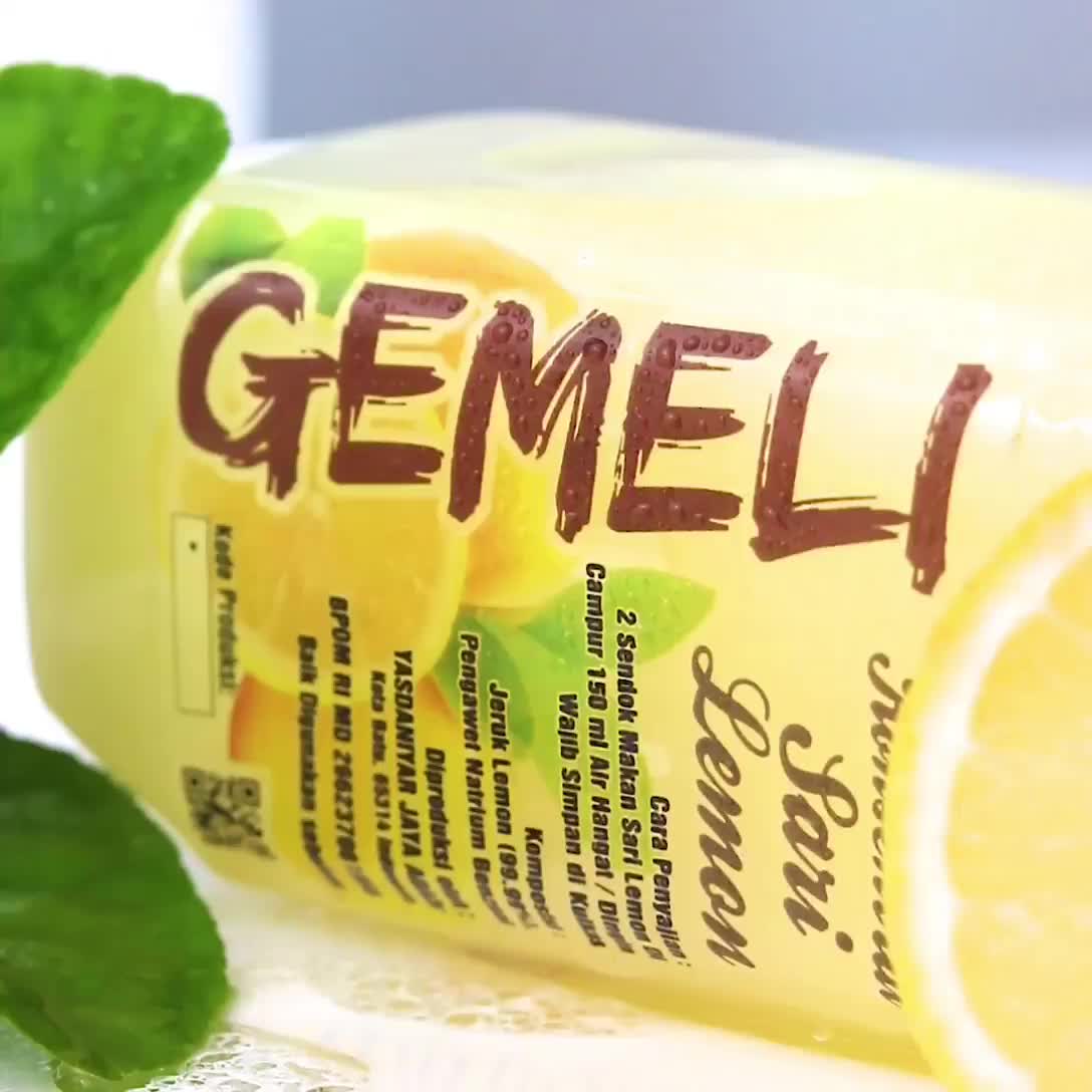 Gemeli Sari Lemon Asli California 500ml - Pure Lemon Juice BPOM