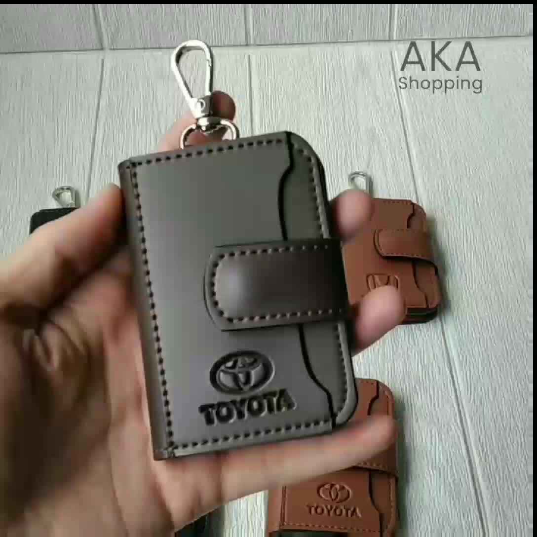 [HC MERK02] Dompet STNK Gantungan Kunci Mobil Motor Stainless