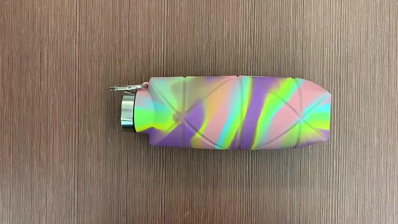 700ml/botol Minum Lipat Botol Minum Lipat Silikon Tempat Minum Silikon Botol Minum Portable Foldable Bottle Silicone Collapsible Bottle Botol Air Lipat Portabel Botol Air Minum Lipat Portable Bahan Silikon Ukuran 700ml Dirancang Untuk Olahraga