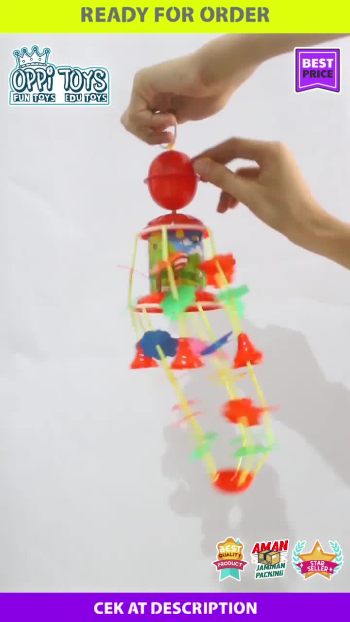 Mainan Gantungan Bayi - Mainan Musical Toy Nursery - Mainan Putar Merry Go Around - Mainan Musik Dan Suara