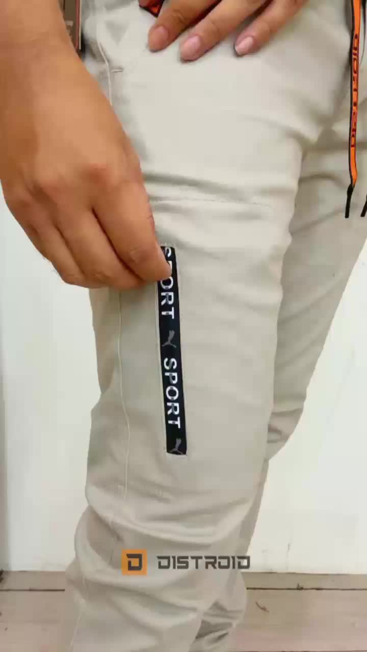 Celana Jogger Chino Pria Joger Chinos Zipper Panjang Keren