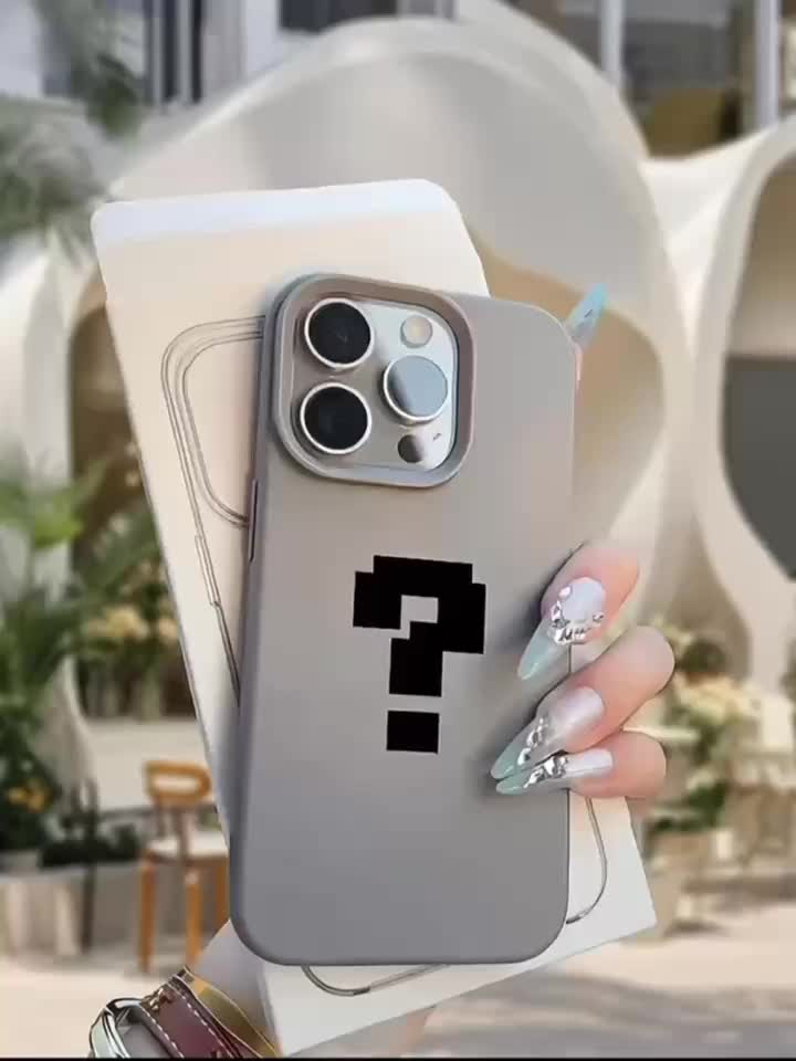 Case For Lychee Soft Samsung A06 A55 5G A35 A54 A05S A05 A53 A15 A14 A13 A32 A33 A52 A04S A03S A04E A03 A22 A10 A10S A11 A12 A20 A30 Casing Ponsel Tanda Tanya Mosaik Anti Jatuh Silicone Cover Xkhua