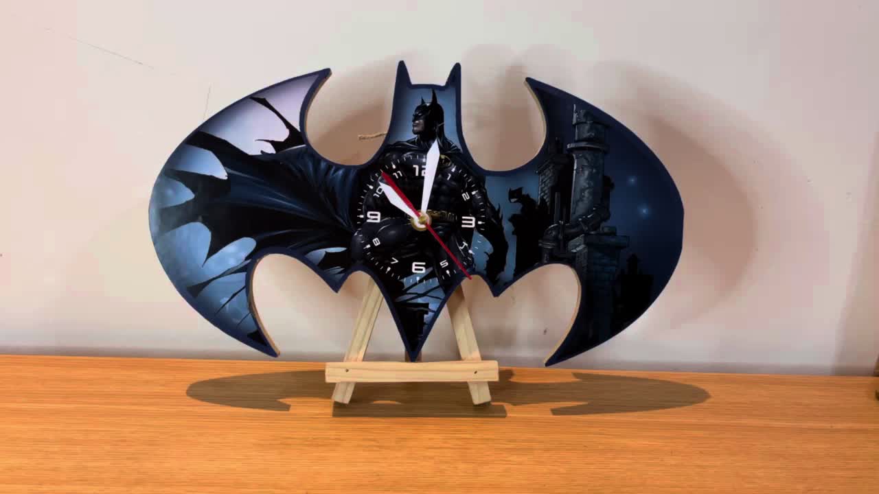 Jam Dinding Karakter Batman Dekorasi Hiasan Dinding Superhero jam  dinding unik