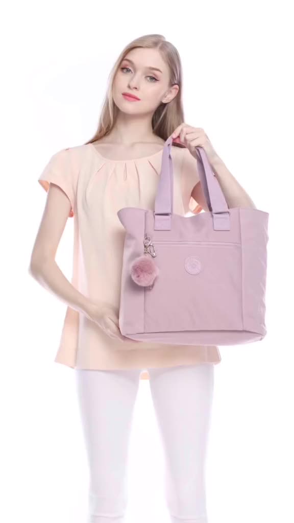 TAS BAHU TENTENG WANITA TAS TANGAN NYLON TAS LAPTOP ANTI AIR PIOMA YOURI