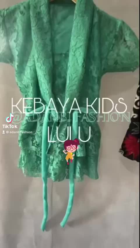 Set Setelan kebaya Lulu-86 anak perempuan Umur 3-4 Tahun Motif Rok Fashion Bulu