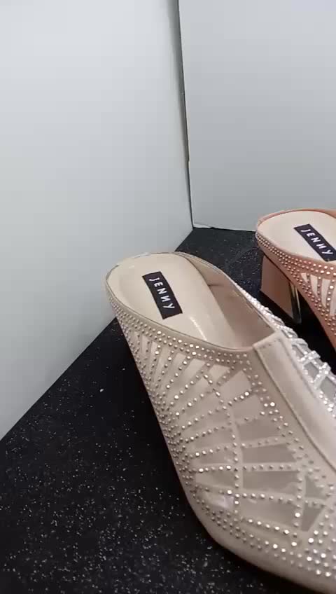 SANDAL PESTA WANITA KONDANGAN MEWAH DAN ELEGANT HAK FLATFORM 5CM JN-10 Shoes Sendal