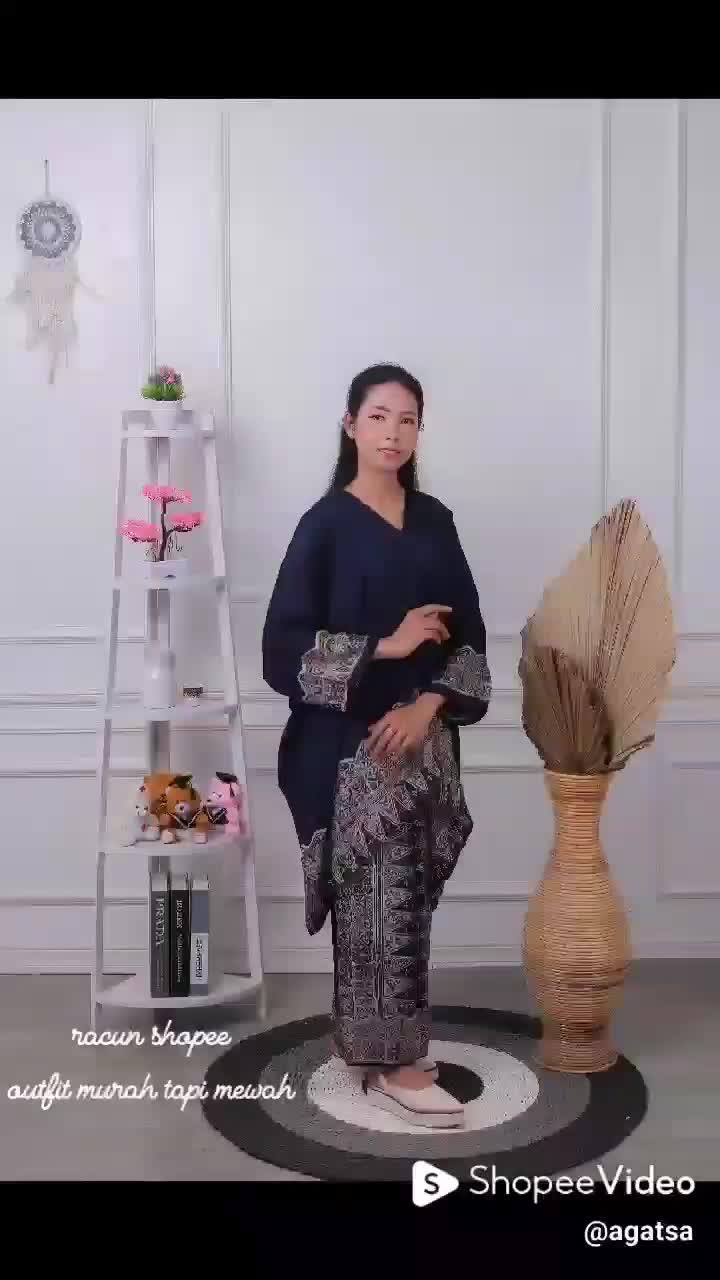 one set kaftan rok lilit jupri viscose