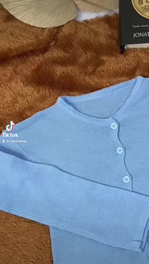 Bailey Cardy Croptop Atasan Wanita/Atasan Rajut/Cardigan Croptop Baju Panjang
