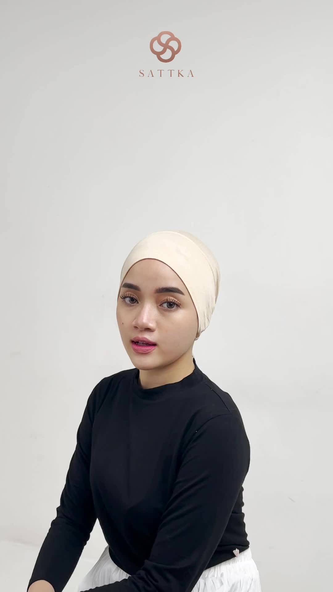 Ciput Tali Airflow Sattka Basic BEST SELLER!! / Adem Lentur Stretch Terjangkau Katun Jilbab