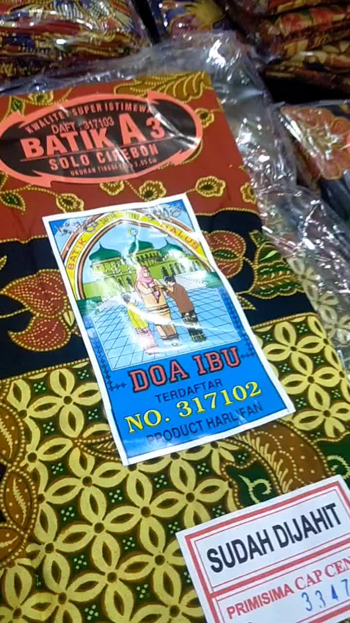Kain Sarung Batik Halus Doa Ibu Sudah Dijahit