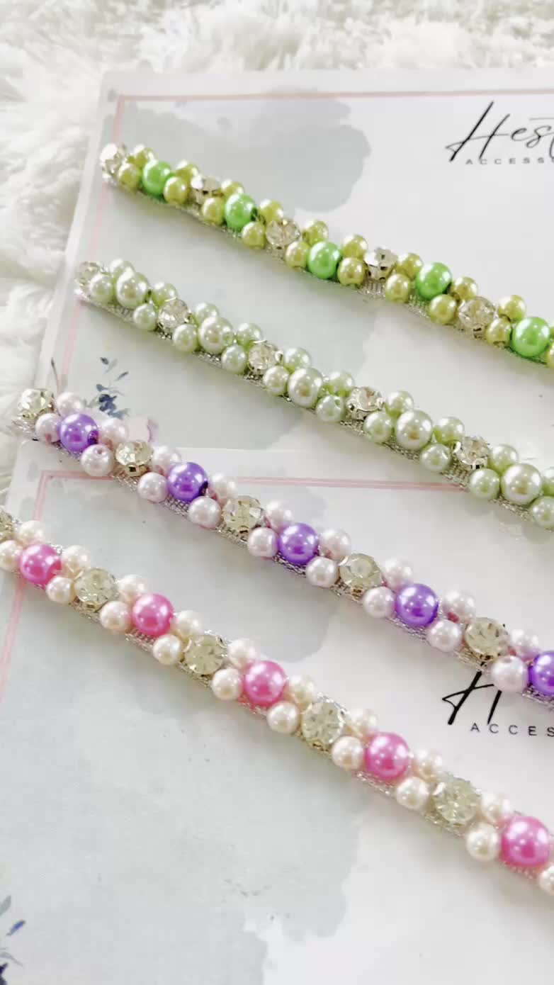 Rangkai mutiara HN11 / bisa custom warna & ukuran