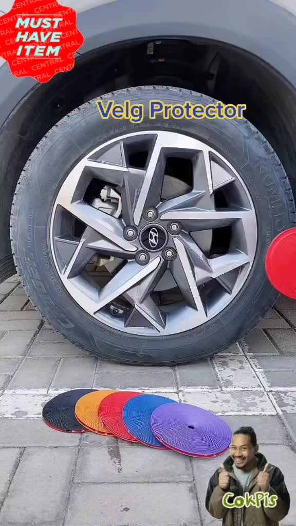 List Pelindung Velg Mobil Bahan Karet Tebal Panjang 8m Include Double Tape Car
