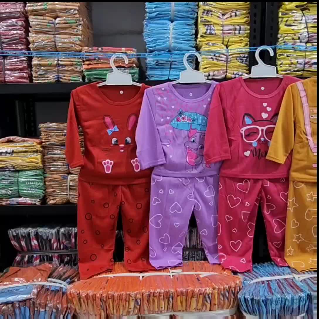 ODOM SETELAN ANAK PEREMPUAN/PAKAIAN ANAK PEREMPUAN/BAJU TIDUR