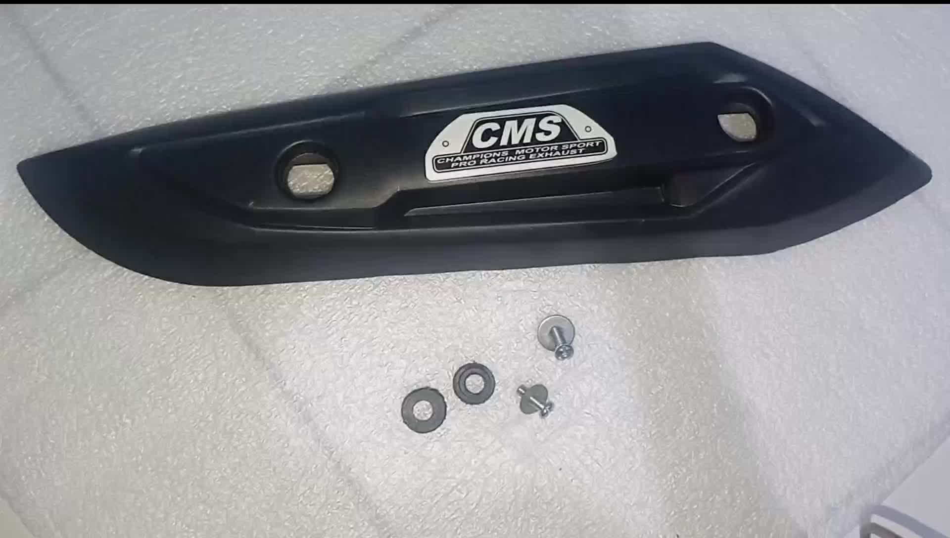 Cover tameng knalpot cms tzm bonus baut untuk knalpot cms dan tzm