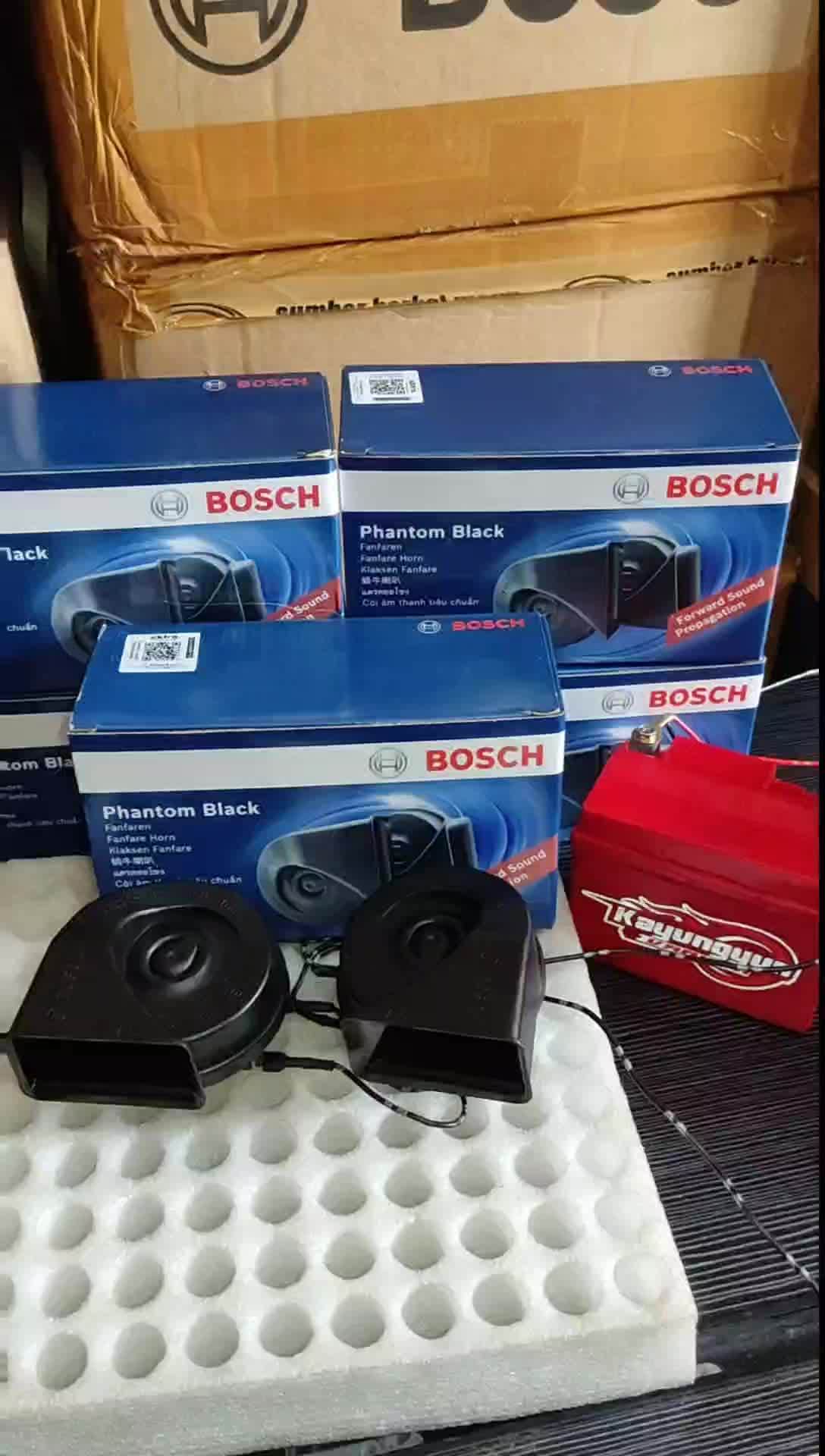 ORIGINAL KLAKSON KEONG BOSCH FHANTOM FANFARE HORN 12 VOLT KLAKSON MOBIL DAN KLAKSON MOTOR Accessories Car Motorcycle  Asli Kendaraan