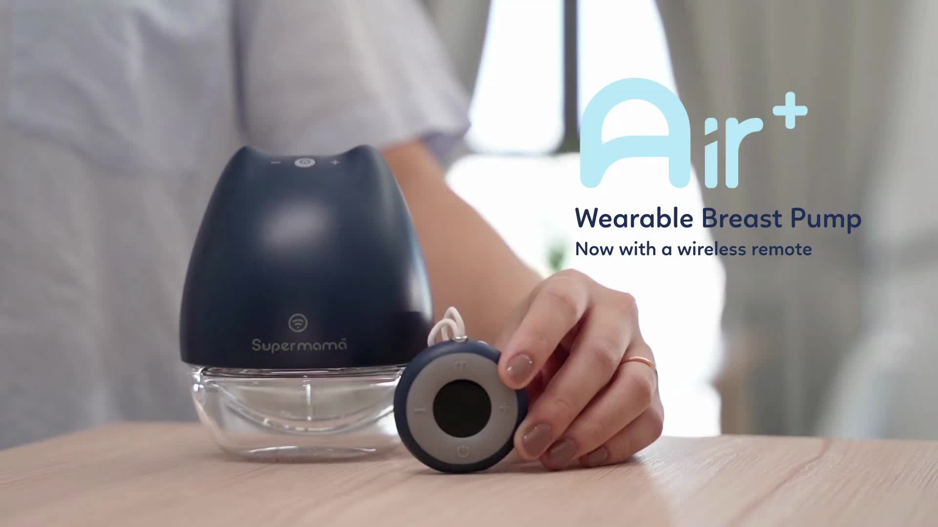 Supermama Lab Pompa Asi Elektrik Wearable Handsfree with Portable Remote | Hospital Grade - Garansi 1 Tahun