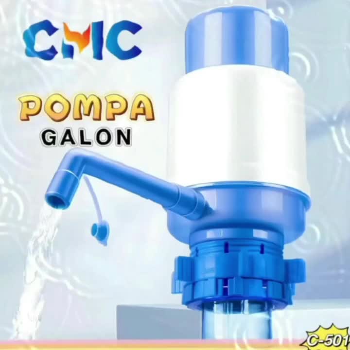 CMC[C-501]Pompa Galon Air Manual Portable Gallon Water Pump Hand Press Dispenser Air Minum Pencet Praktis Non Elektrik Tanpa Baterai Tanpa Listrik Tekan