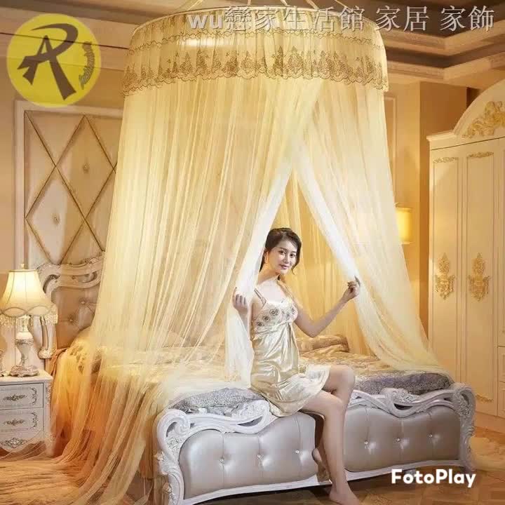 Kelambu Tidur Gantung Bulat Anti Nyamuk Serangga Lalat Mosquito Net Mesh Kasur Melindungi Anak di Kasur Nyaman Cantik Modern Mesh Motif Polos Tirai Tidur Perlengkapan Tempat Tidur Ranjang Bayi Dewasa Baby Protector Protective Jaring