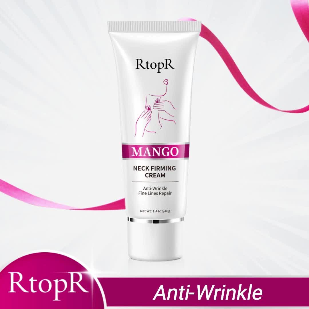 RtopR 【BPOM】Leher Firming Peremajaan Krim Anti-Kerut Firming Krim Leher Perawatan Neck Firming Rejuvenation Cream40g