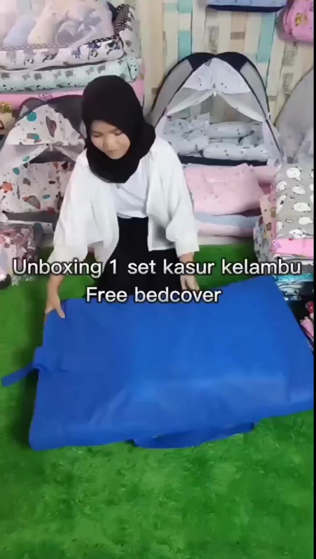 Kasur bayi set kelambu tenda Motif Zebra Free Bedcover | Kasur bayi 1 set lengkap | Kasur bayi empuk | Kado baby newborn Bantal Guling