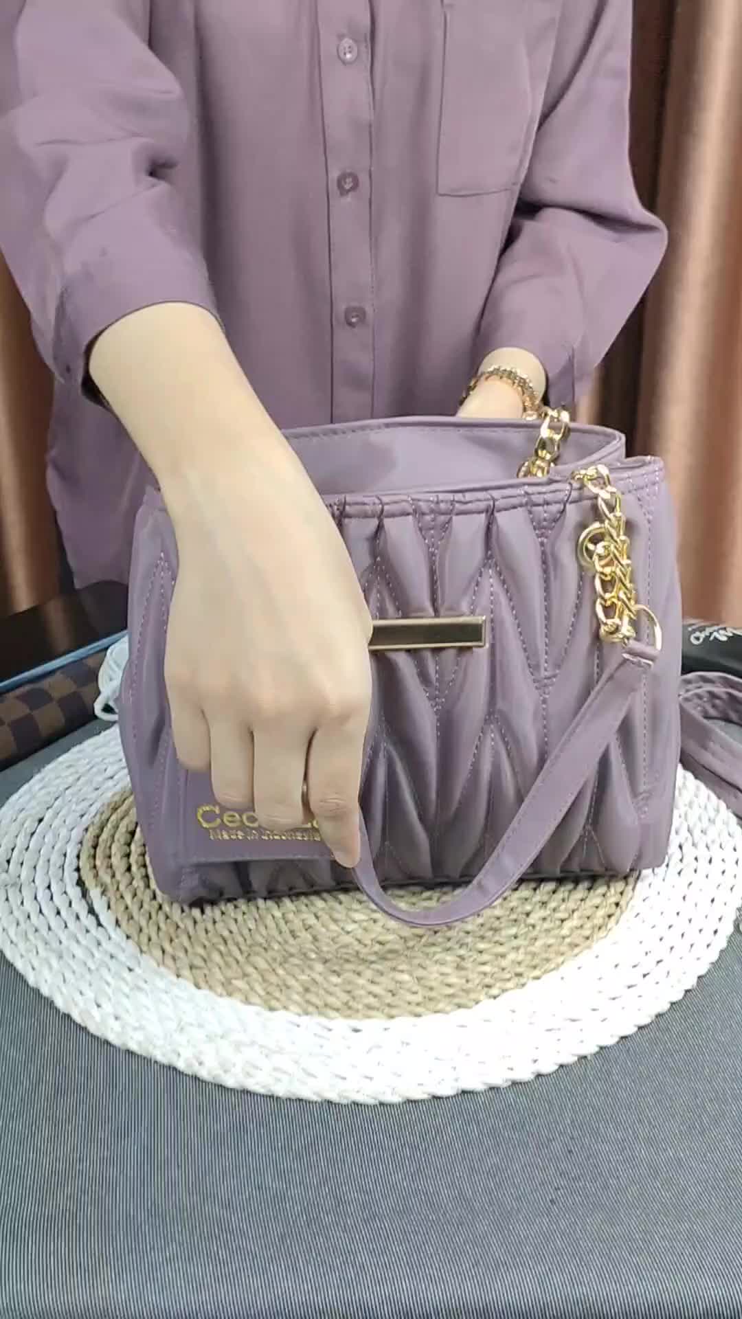 LUNA AURA Tas Selempang Jinjing Wanita Diana New Bordir 3607 Tas Kerja Terbaru Tas Viral Tas Mewah Kekinian