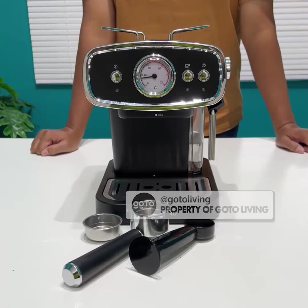 Kova [COD] Cozmo Mesin Pembuat Kopi Espreso Coffee Maker Espresso Machine