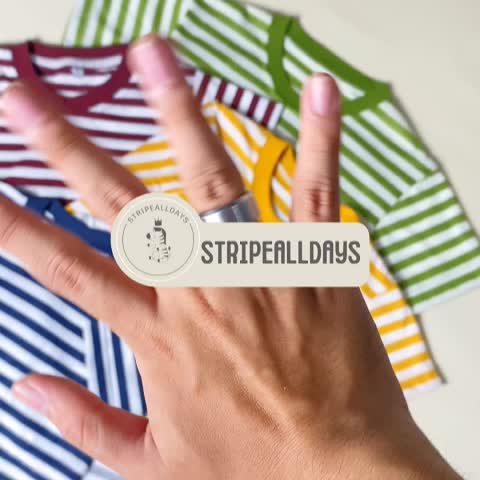 little stripealldays - Kaos Anak Stripe Small Light Series / atasan baju bayi laki laki2 cowok cewek perempuan unisex lengan pendek strip setrip striped salur garis belang blaster couple / XS S M L XL  / 0 bulan 1 2 3 4 5 6 7 8 tahun katun cotton cvc 24s