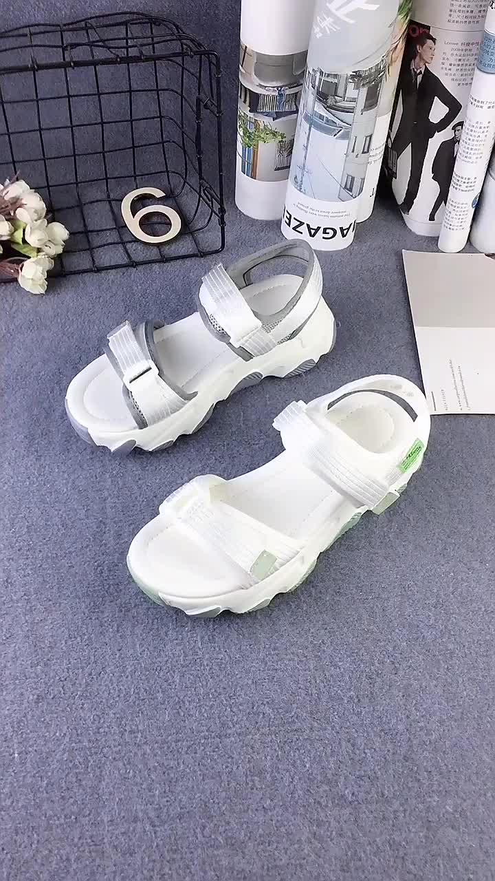 COD A13 QUINN Sandal Sepatu Tali kanvas wanita import trendy terbaru karet Sendal