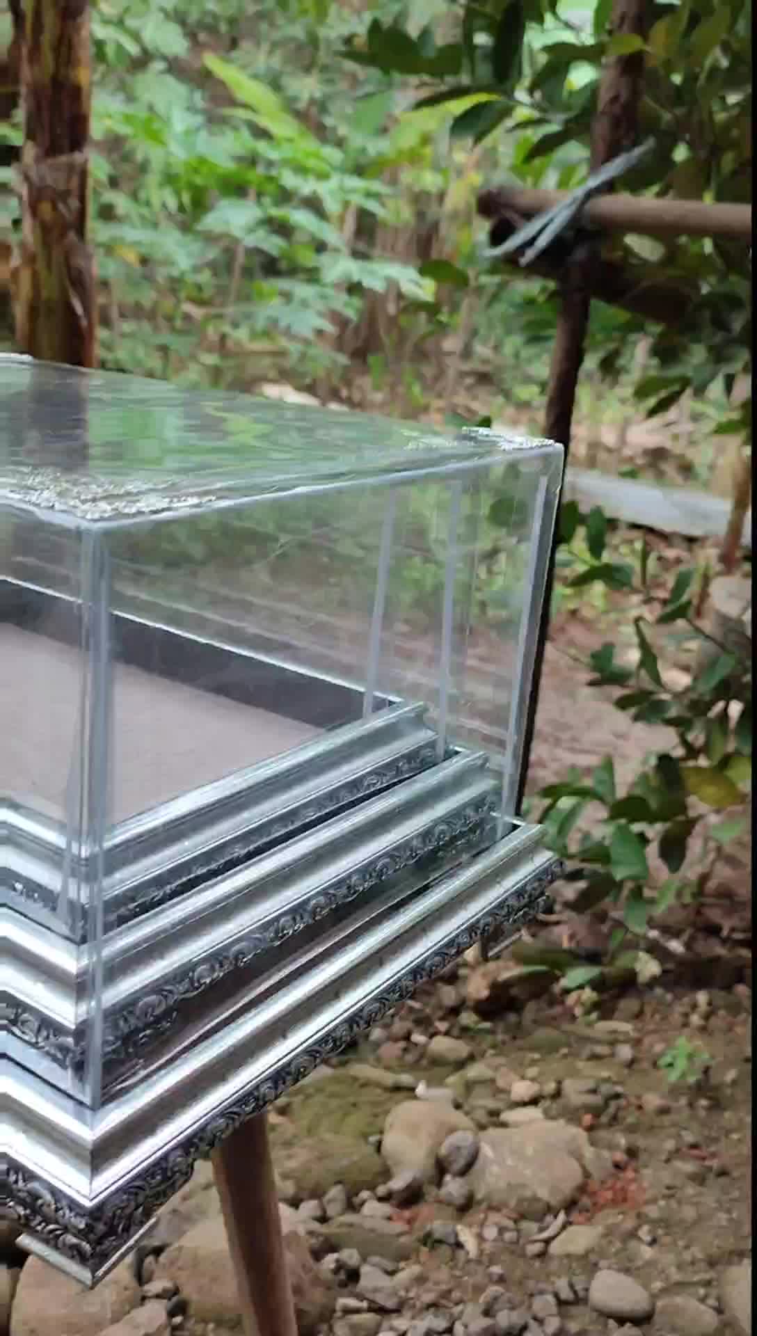 Kotak Hias Kotak Seserahan Nikah Box Hantaran Seserahan Frame Fiber Isi 3 Lengkap Dengan Tutup Mika Alas Triplek