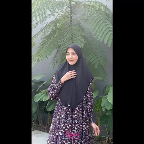 Quail Hijab - Hijab Dagu Original Daily | Bergo Instan Malaysia Size M | Kerudung Inara Rusli | Hijab Instan Dagu Casual | Hijab Daily